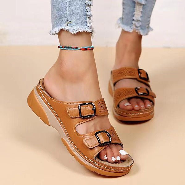 Morallure™ OrthoEase – Wide Toe Box Comfort Sandals For All day Walking